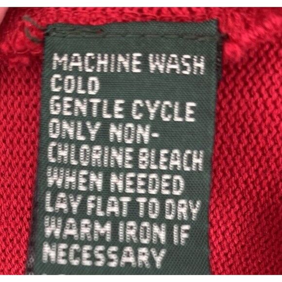 VTG Ralph Lauren LRL Knit Blazer Red Gold Button Crest Women's Small Cotton - Picture 10 of 10